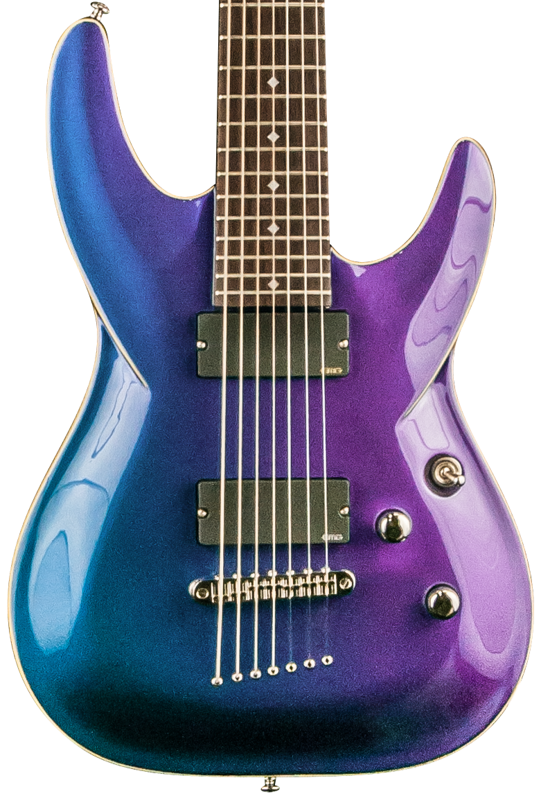 Diamond Barchetta STF 7-String Electric Guitar - Galaxy Purple