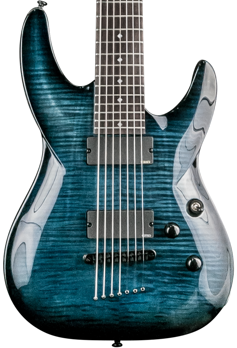 Barchetta STF 7 String - Trans Gunmetal – Diamond Guitars