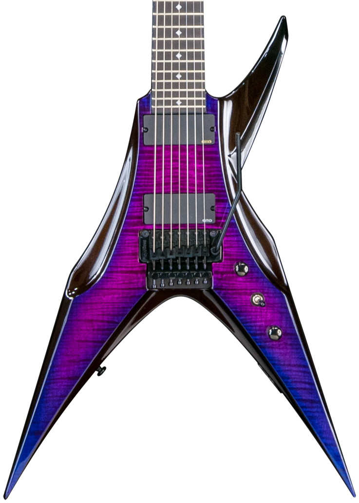 Bird of Prey FM FR 7-string - Ultraviolet – Diamond Guitars
