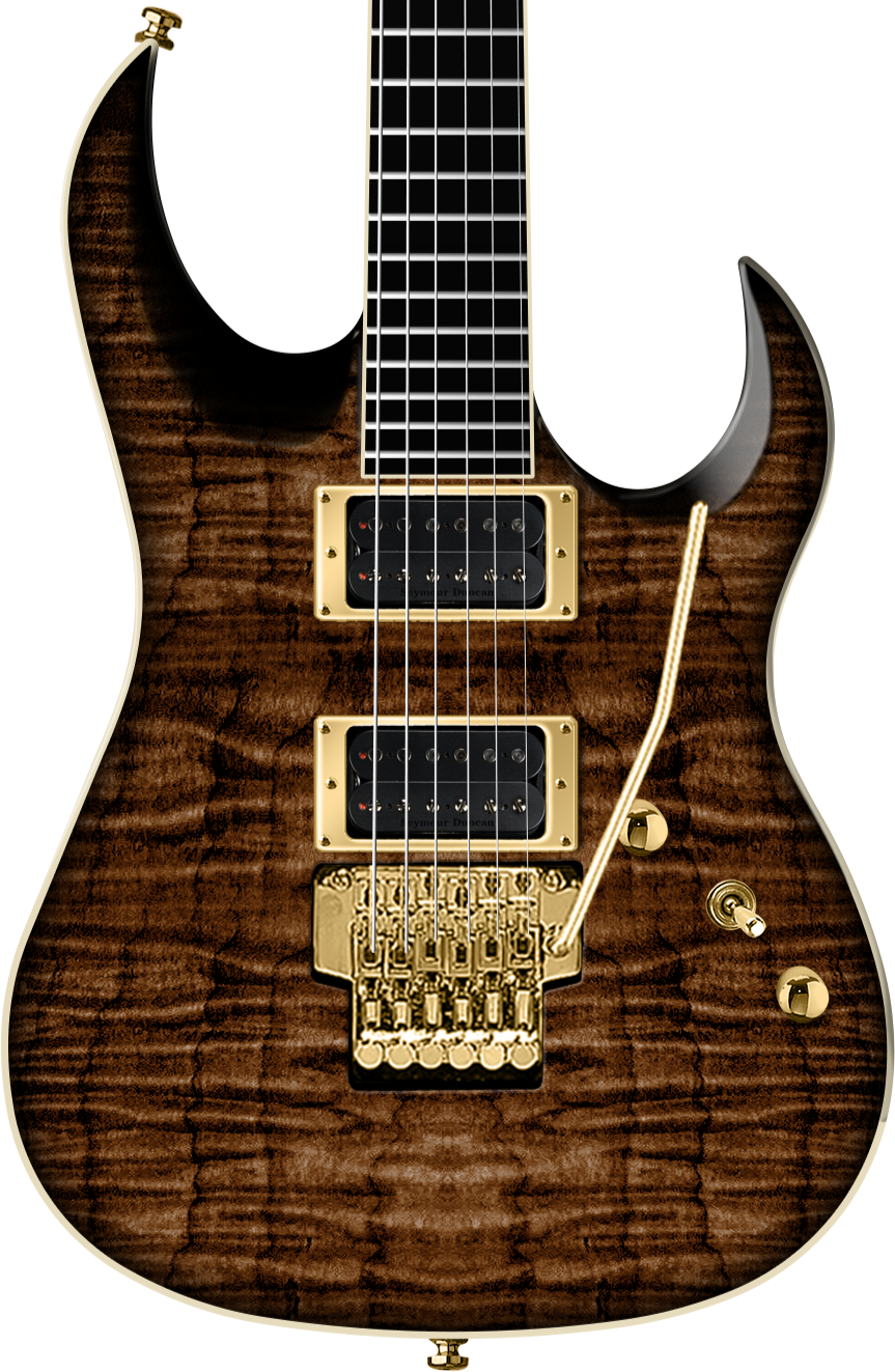Diamond Halcyon EX FR Electric Guitar - Kona Brown – Diamond Guitars