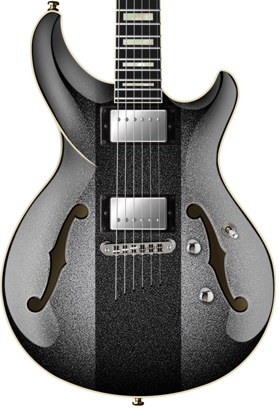 Monarch ST SH - Charcoal / Silver Sparkle