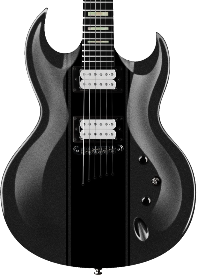 Renegade STP - Charcoal with Black Stripes – Diamond Guitars