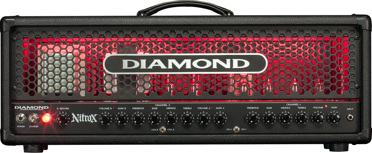 Nitrox 100 Watt USA Made Tube Amplifier – Diamond Guitars