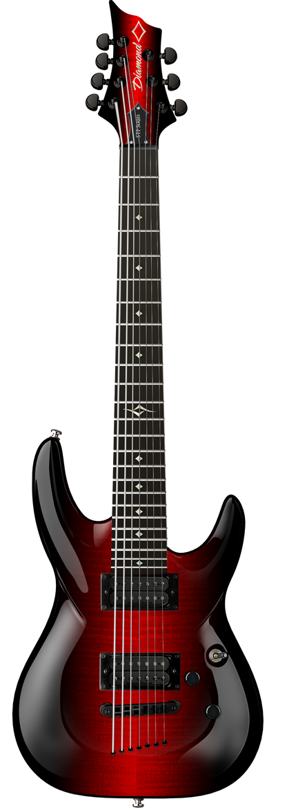 Barchetta STF 7 String - Red Linear Burst