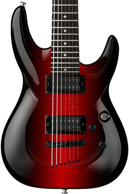 Barchetta STF 7 String - Red Linear Burst