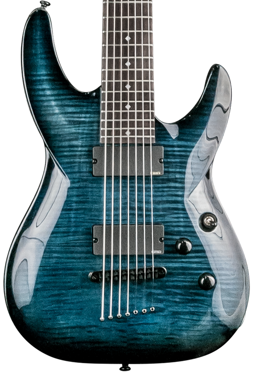 Stf Rho 7 Barchetta STF 7 String - Trans Gunmetal – Diamond Guitars