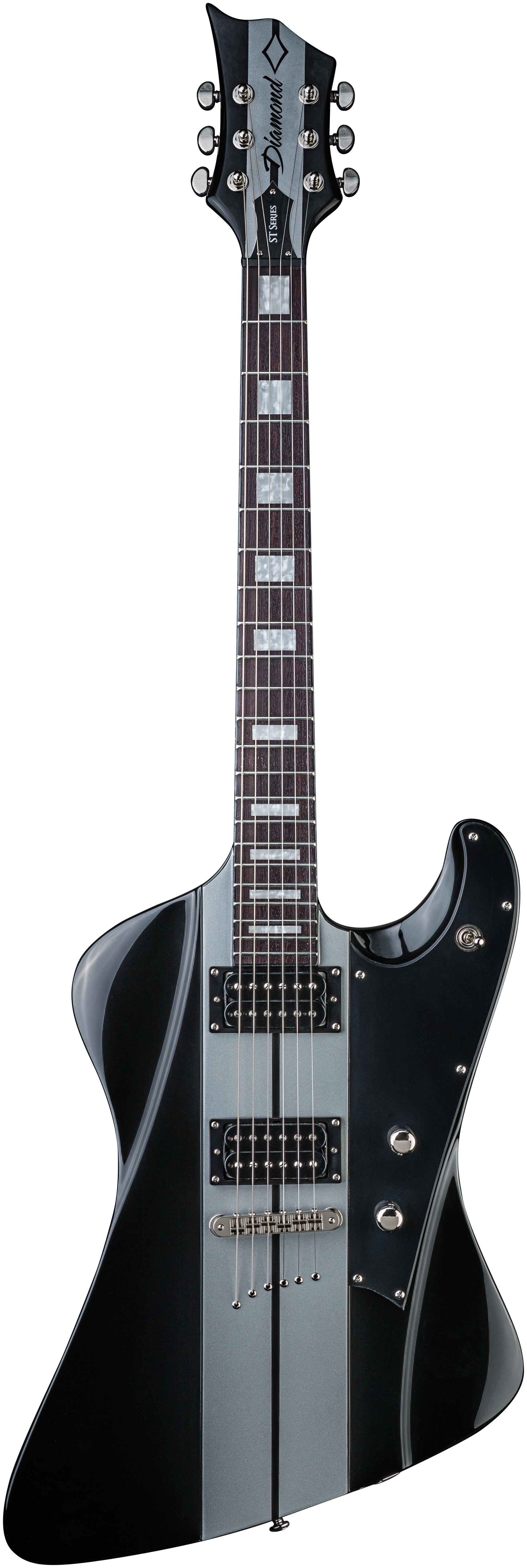 Hailfire ST - Black with Silver Stripes