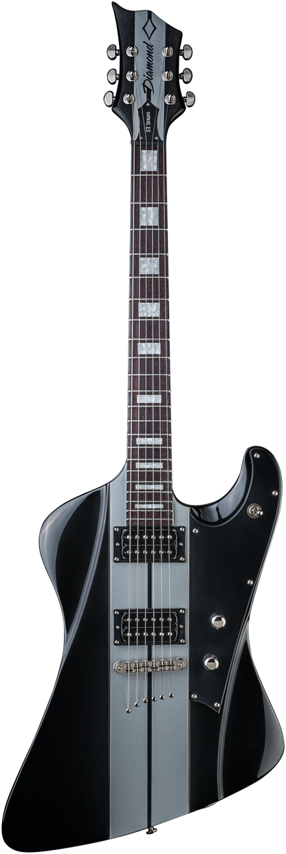 Hailfire ST - Black with Silver Stripes