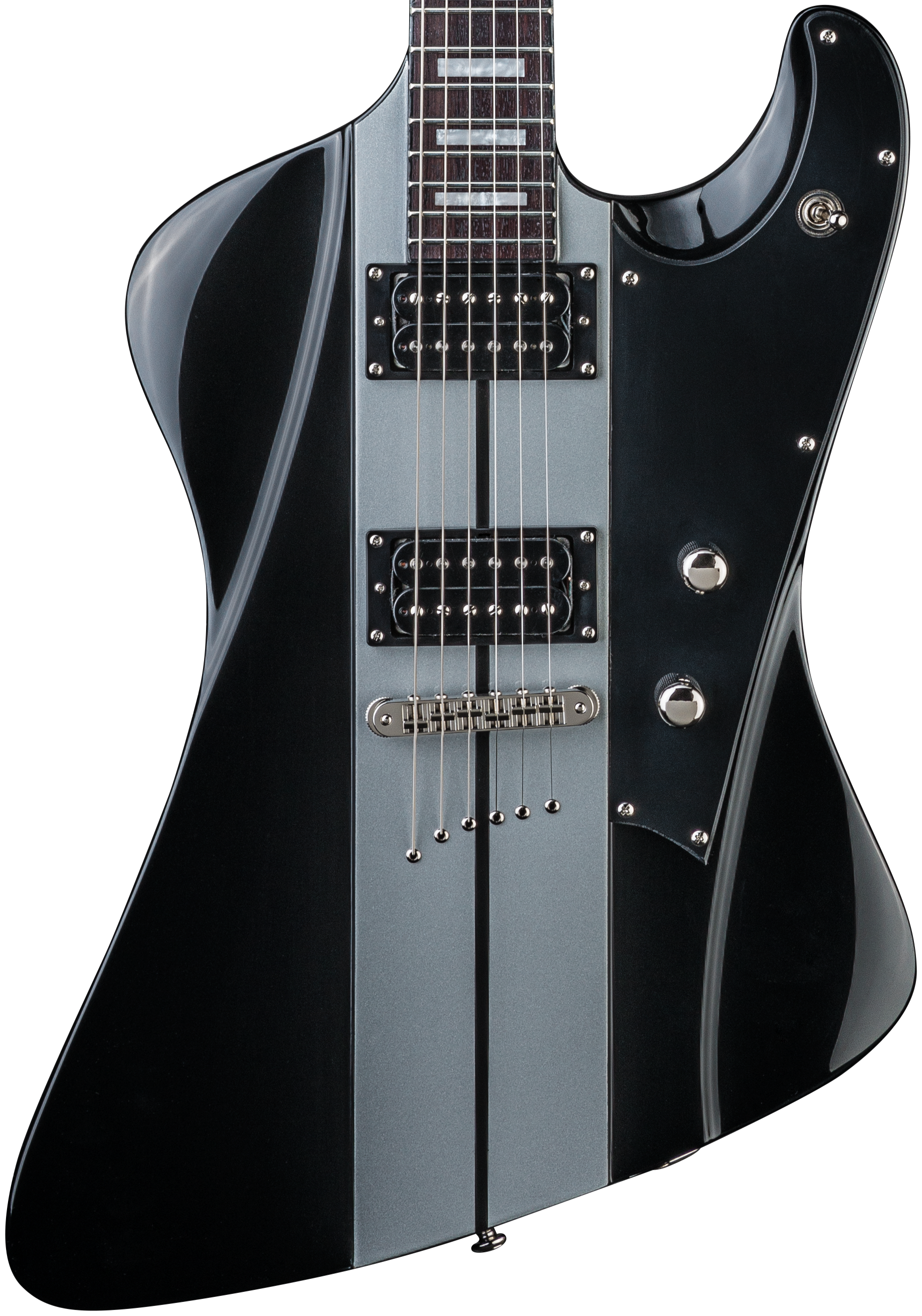 Hailfire ST - Black with Silver Stripes