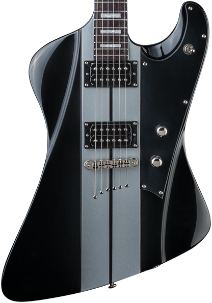 Hailfire ST - Black with Silver Stripes