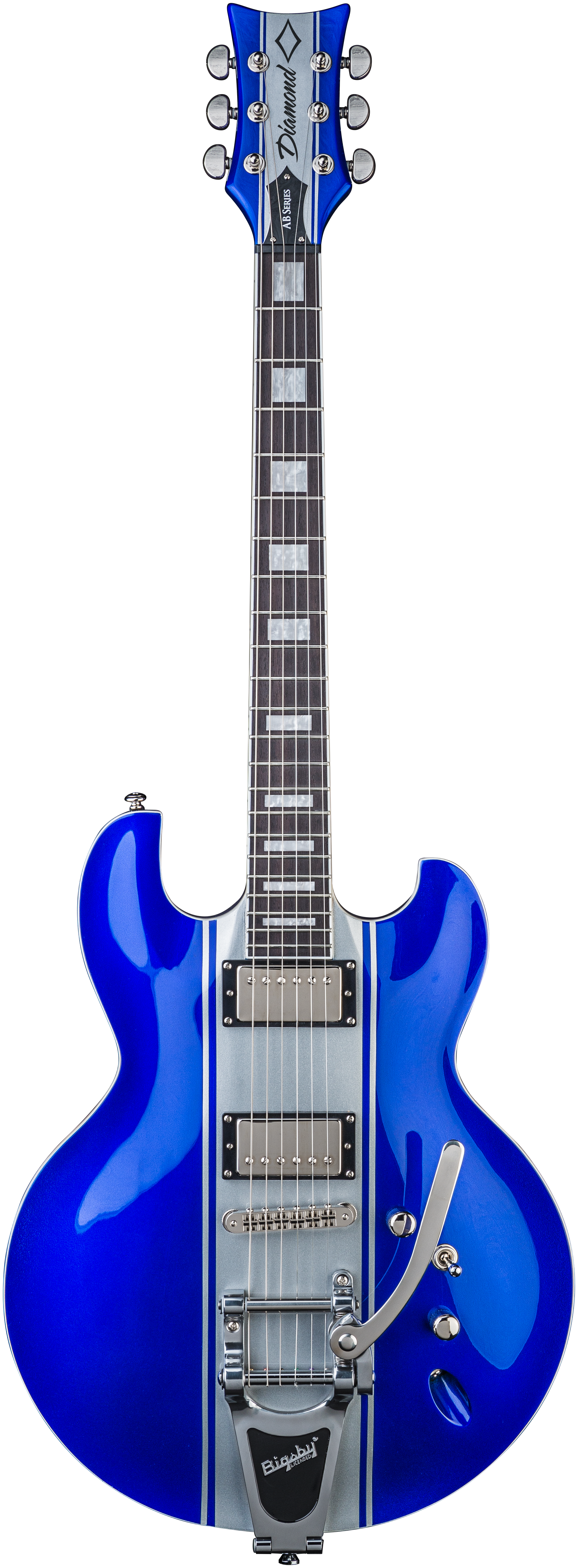 Imperial ST BG - Blue with Silver Stripes