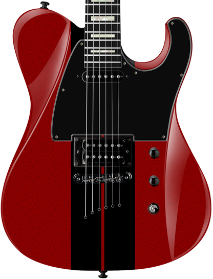 Maverick ST - Red with Black Stripes