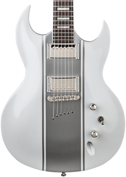 Renegade STP - White with Silver Stripes