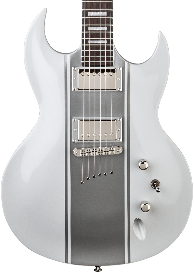 Renegade STP - White with Silver Stripes