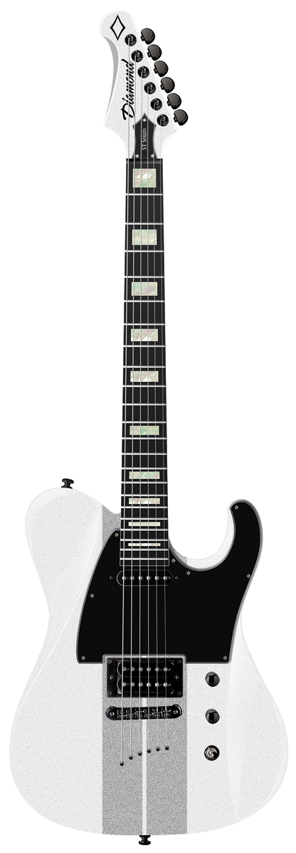 Maverick ST - White with Silver Stripes